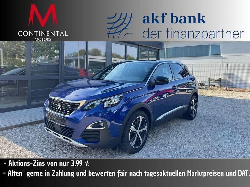 Blau Gebraucht 2019 Peugeot 3008 GT SUV | 12.490 € (Superpreis) - Bild 1/4