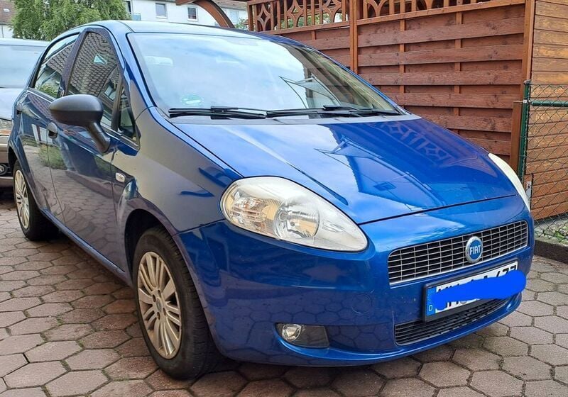 Blau Gebraucht 2008 Fiat Grande Punto Active Kleinwagen | 950 € (Guter Preis) - Bild 1/4