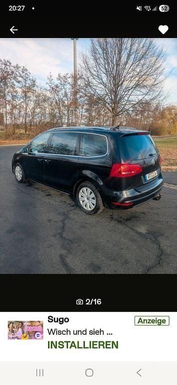 Schwarz Gebraucht 2010 VW Sharan Highline Van / Kleinbus | 5.900 € (Guter Preis) - Bild 1/4