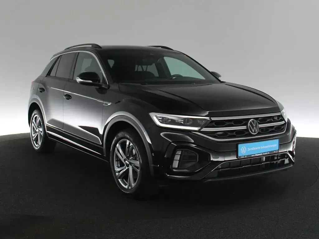 Gebraucht VW T-Roc R-line 110 PS (80 kW) 2024 Schwarz / deep black SUV