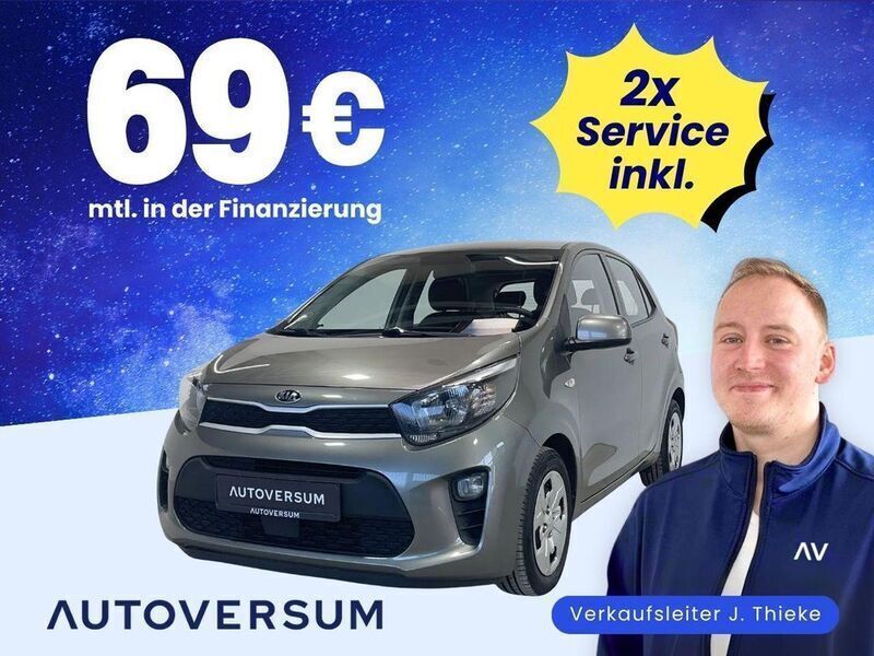 Grau Gebraucht 2020 Kia Picanto Attract Kleinwagen | 8.945 € (Fairer Preis) - Bild 1/4