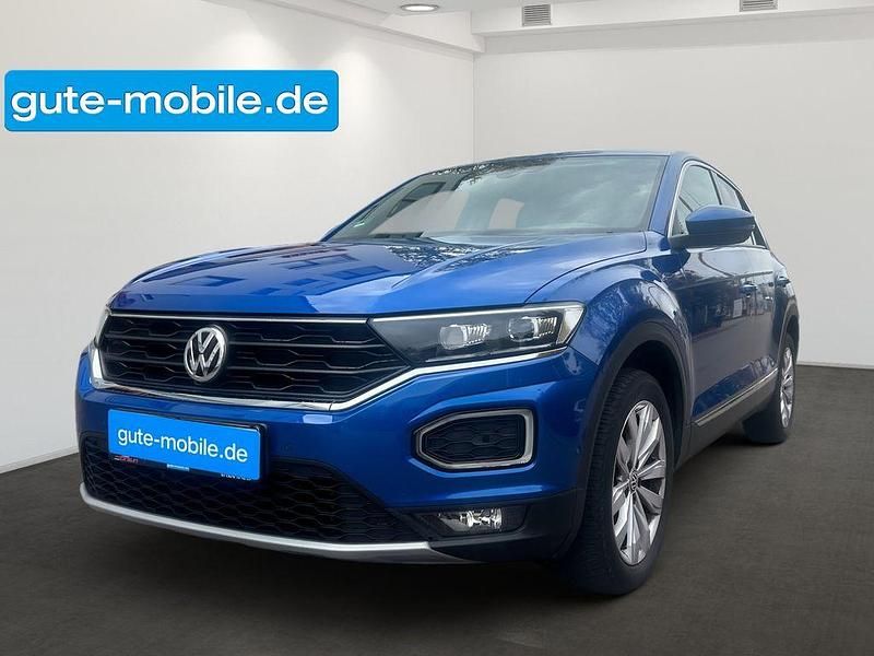 Blau Gebraucht 2020 VW T-Roc Sportline SUV | 19.790 € (Guter Preis) - Bild 1/4