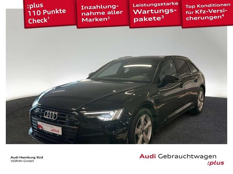 0e mythosschwarz metallic Gebraucht 2023 Audi A6 S-Line Kombi | 43.950 € (Fairer Preis) - Bild 1/3