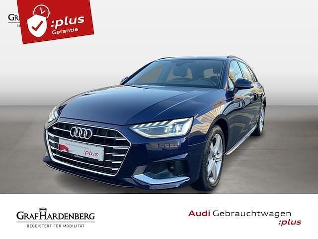 Navarrablau metallic Gebraucht 2024 Audi A4 Advanced Plus Kombi | 38.490 € (Etwas zu teuer) - Bild 1/4