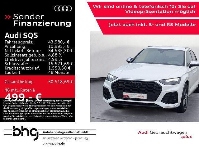 Weiß Gebraucht 2023 Audi SQ5 Ambiente SUV | 43.980 € - Bild 1/4