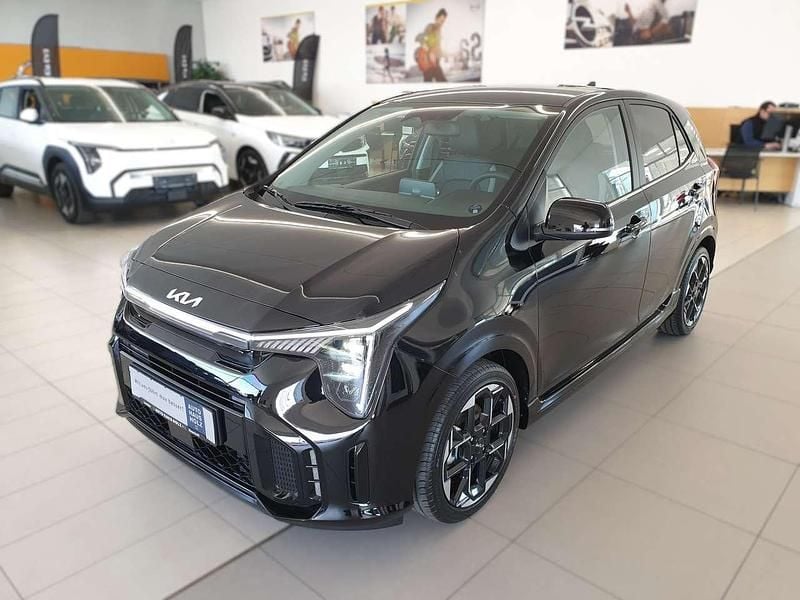 Schwarz Neu 2025 Kia Picanto GT-Line Kleinwagen | 19.990 € (Fairer Preis) - Bild 1/4