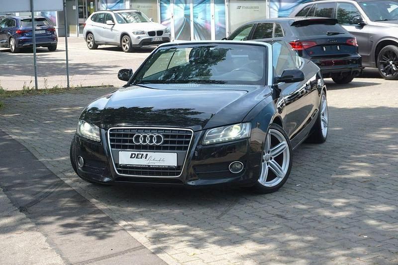 Schwarz Gebraucht 2009 Audi A5 Cabriolet S-Line Cabrio | 7.990 € (Superpreis) - Bild 1/4