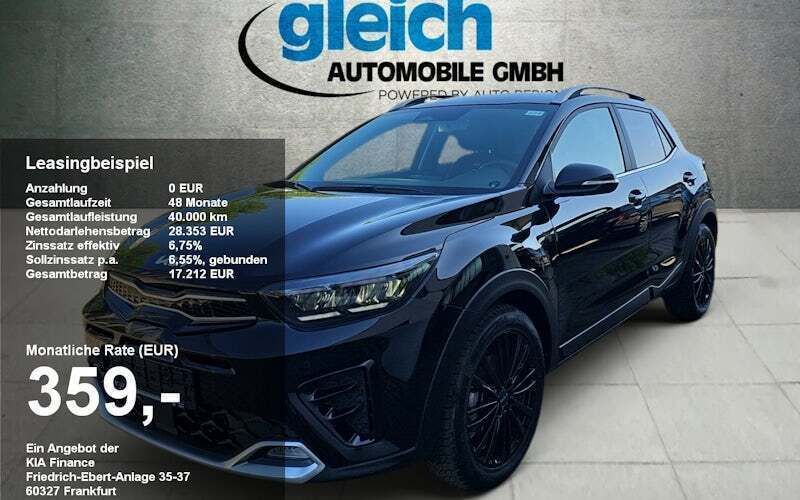 Schwarz Gebraucht 2024 Kia Stonic GT-Line SUV | 25.900 € (Etwas zu teuer) - Bild 1/4