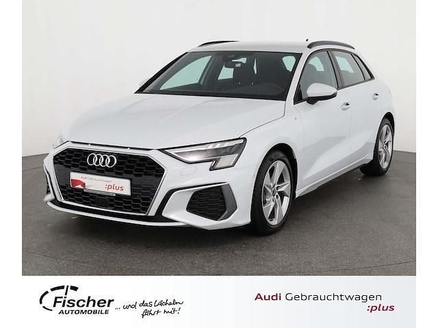 Gletscherweiß metallic Gebraucht 2023 Audi A3 S-Line | 26.480 € (Fairer Preis) - Bild 1/4