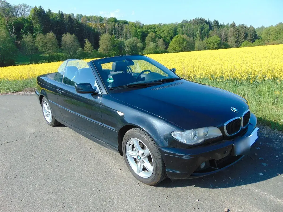 Gebraucht BMW 318 150 PS (110 kW) 2006 Schwarz Cabrio