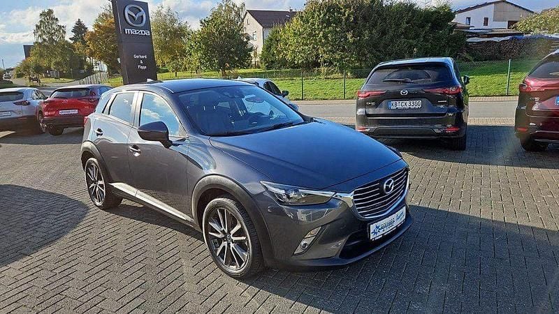 Grau Gebraucht 2016 Mazda CX-3 Sports-Line SUV | 8.990 € (Guter Preis) - Bild 1/4