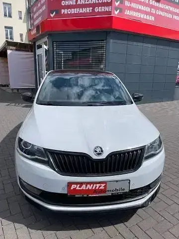 Gebraucht Skoda Rapid Ambition 110 PS (80 kW) 2017 Bila moon/moon white Kleinwagen