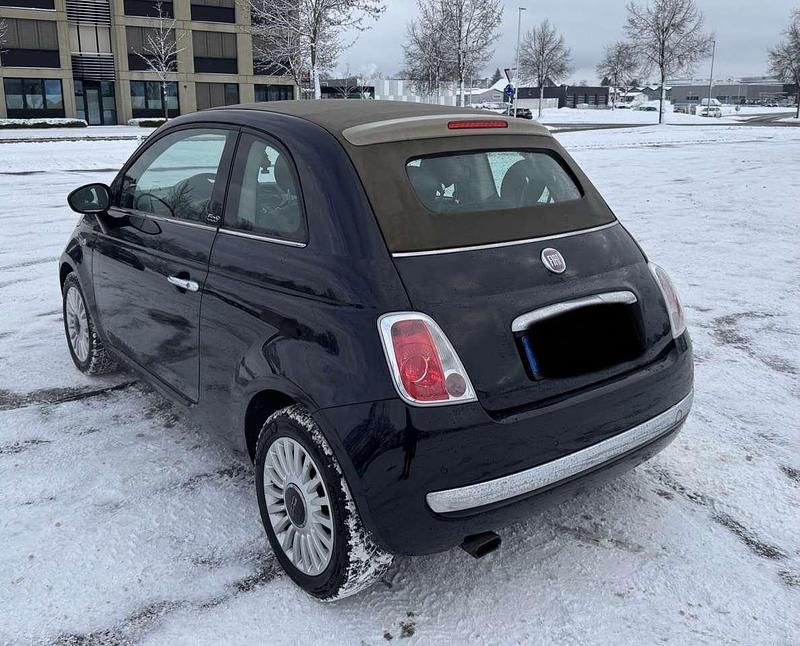 Gebraucht Fiat 500 Lounge 86 PS (63 kW) 2012 Blau Cabrio