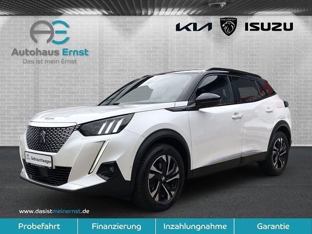 Weiß Gebraucht 2021 Peugeot e-2008 GT SUV | 16.490 € (Fairer Preis) - Bild 1/4