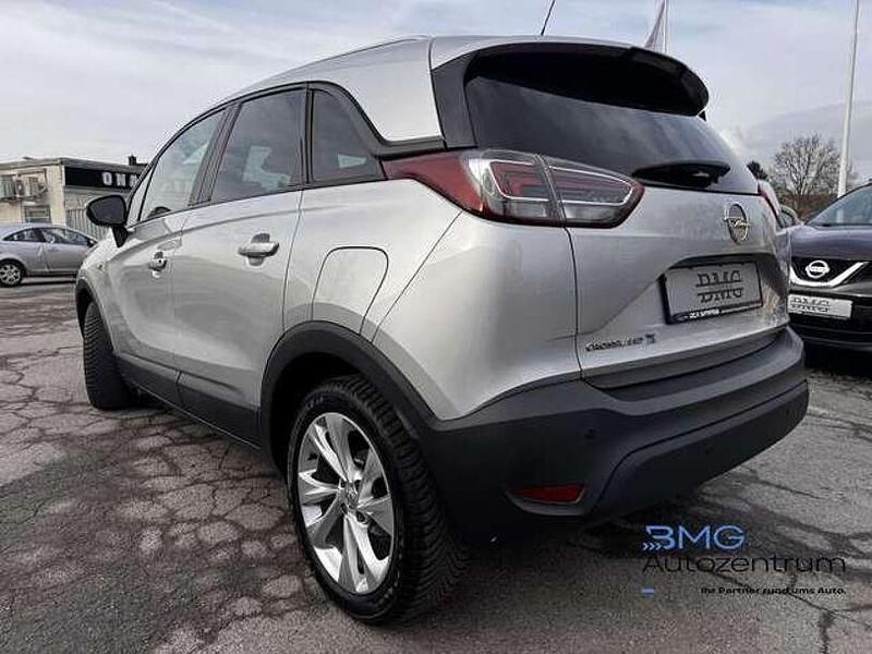 Gebraucht Opel Crossland X Edition 110 PS (80 kW) 2019 Argon silber/ice silver (m2) SUV