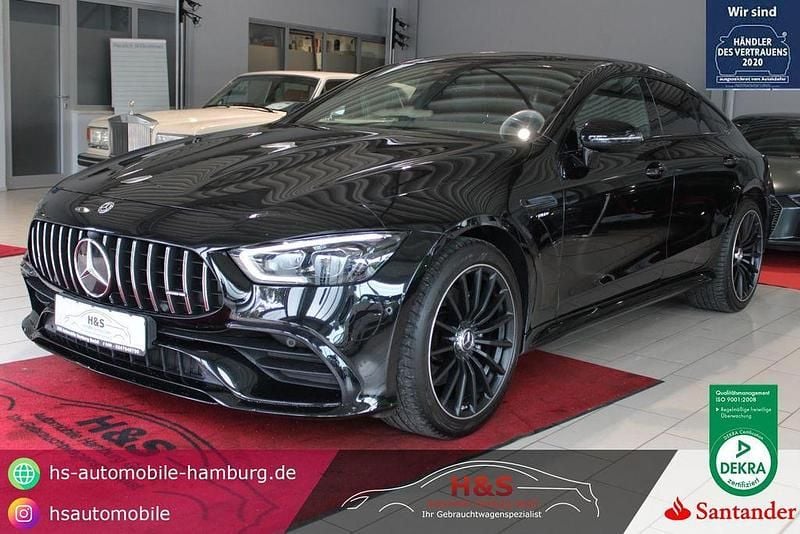 Obsidianschwarz lack Gebraucht 2019 Mercedes AMG GT 43 AMG Coupé | 61.800 € (Guter Preis) - Bild 1/4