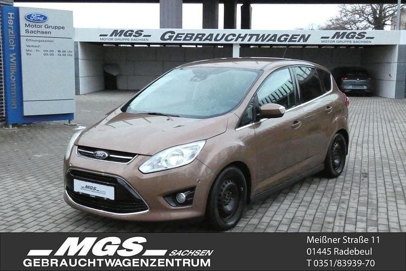 Gebraucht Ford C-MAX Titanium 125 PS (91 kW) 2012 Canyonbraun (metallic) Van / Kleinbus