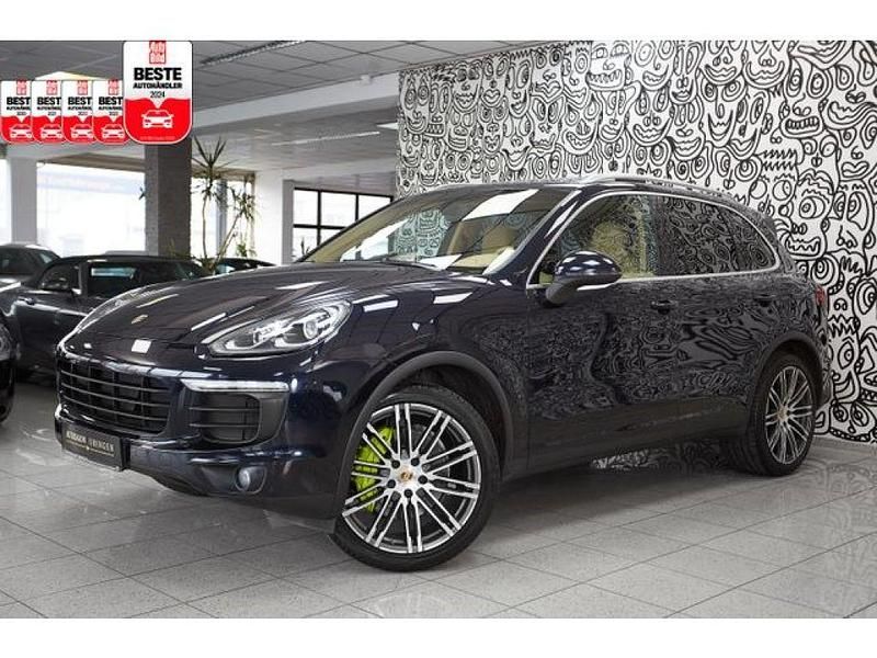 Gebraucht Porsche Cayenne S 416 PS (305 kW) 2015 Moonlightblue metallic (metallic) SUV