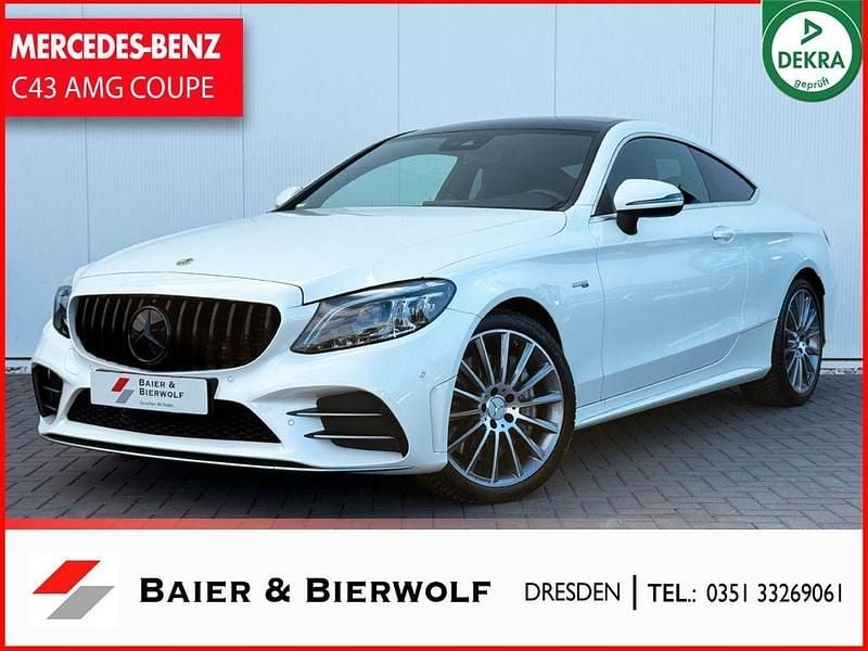 Weiß Gebraucht 2021 Mercedes C43 AMG AMG Coupé | 44.990 € (Superpreis) - Bild 1/4