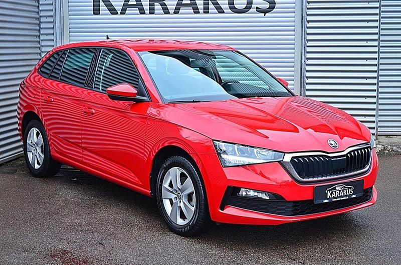 Gebraucht Skoda Scala Ambition 110 PS (80 kW) 2021 Rot Kleinwagen