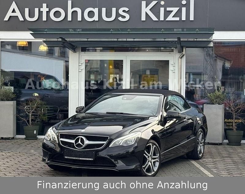 Schwarz Gebraucht 2016 Mercedes E220 Avantgarde Cabrio | 18.511 € (Guter Preis) - Bild 1/4