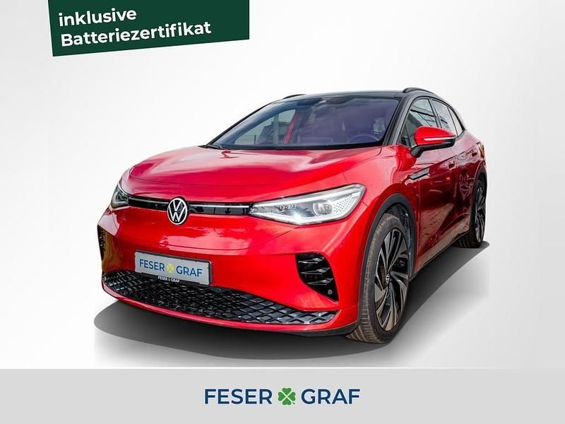 Kings red metallic Gebraucht 2022 VW ID.4 GTX SUV | 32.990 € (Fairer Preis) - Bild 1/4