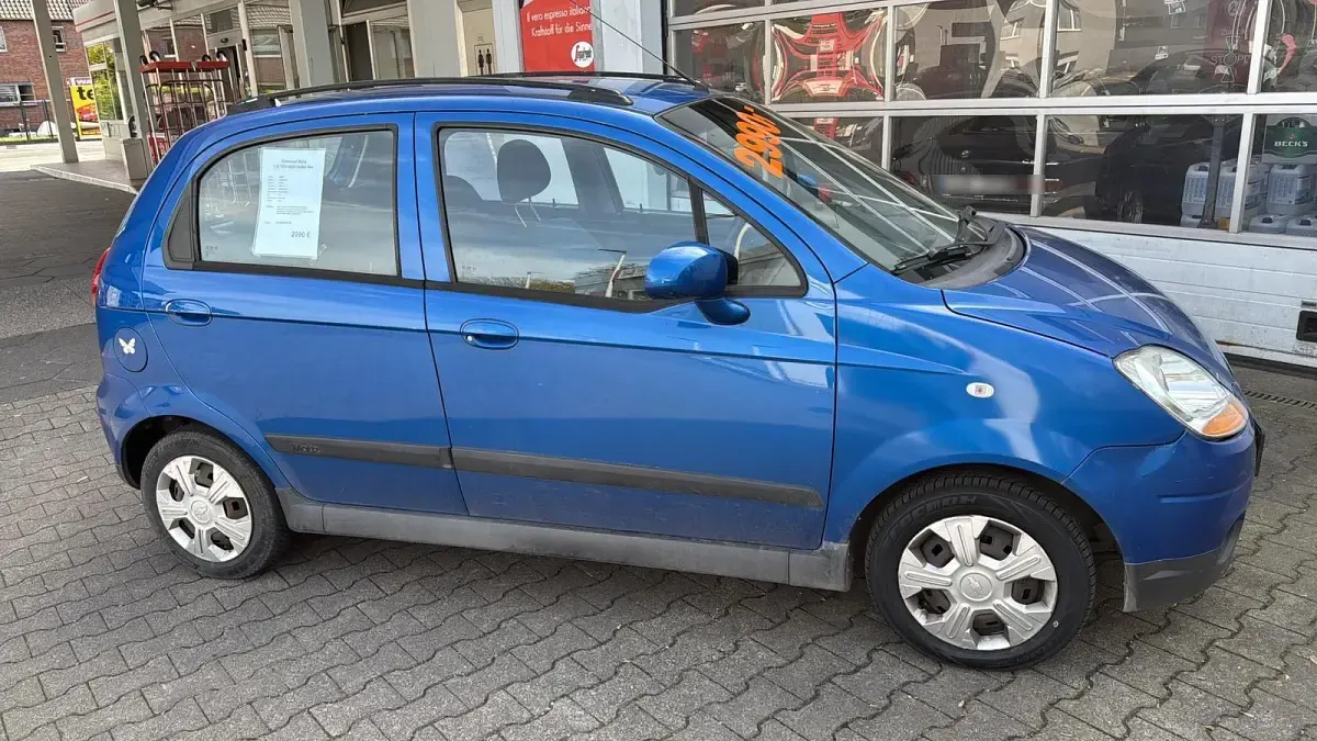 Gebraucht Chevrolet Matiz 67 PS (49 kW) 2009 Blau Kleinwagen