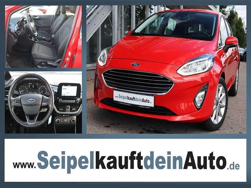 Race red Gebraucht 2018 Ford Fiesta Titanium Kleinwagen | 11.895 € (Fairer Preis) - Bild 1/2