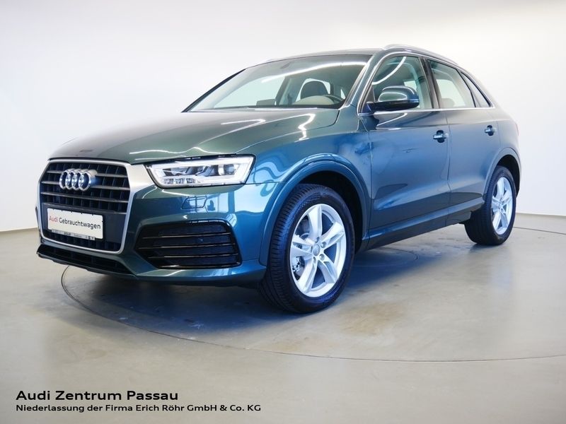 Grün Gebraucht 2018 Audi Q3 Sport SUV | 22.340 € (Etwas zu teuer) - Bild 1/4