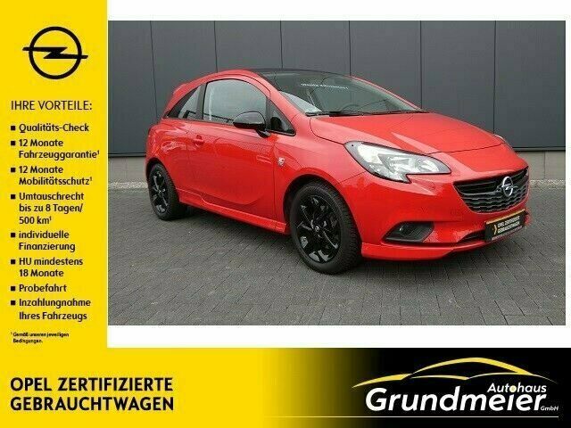 Rot metallic Gebraucht 2018 Opel Corsa Color Edition Kleinwagen | 13.999 € (Teuer) - Bild 1/4