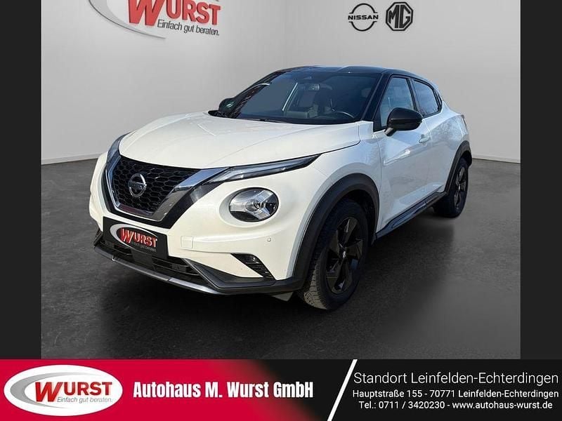 Gebraucht Nissan Juke 114 PS (83 kW) 2022 Pearl white/black m SUV