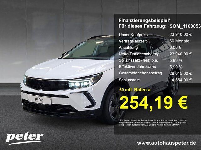 Weiß Gebraucht 2024 Opel Grandland X GS Line SUV | 23.940 € (Fairer Preis) - Bild 1/3