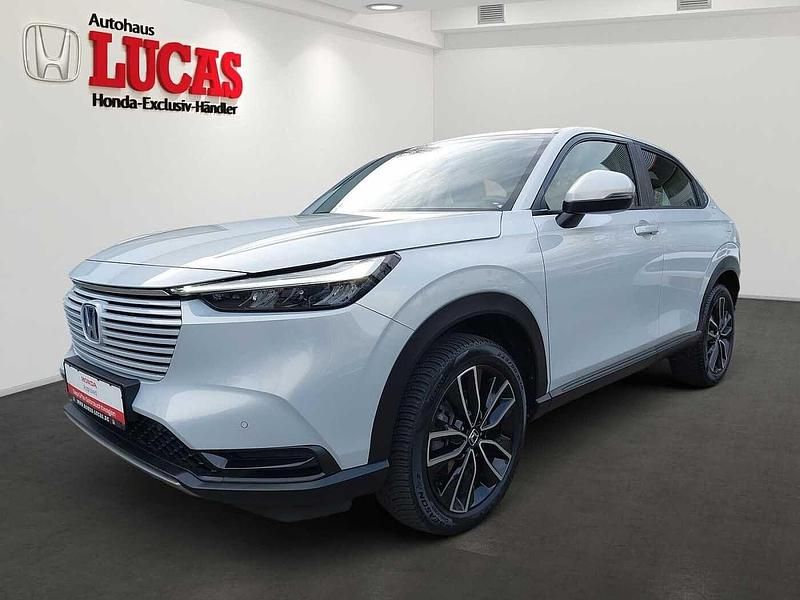 Premium sunlight white Gebraucht 2023 Honda HR-V Elegance SUV | 25.980 € (Fairer Preis) - Bild 1/4