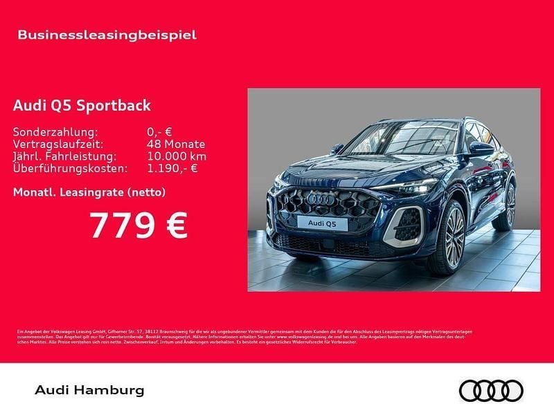 Blau Neu 2025 Audi Q5 Sportback Sport SUV | 74.892 € (Fairer Preis) - Bild 1/2