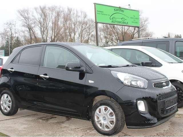 Galaxyschwarz met. Gebraucht 2016 Kia Picanto DREAM-TEAM Edition Kleinwagen | 6.990 € (Fairer Preis) - Bild 1/4