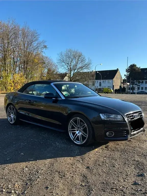 Gebraucht Audi A5 Cabriolet S-Line 239 PS (175 kW) 2010 Schwarz Cabrio