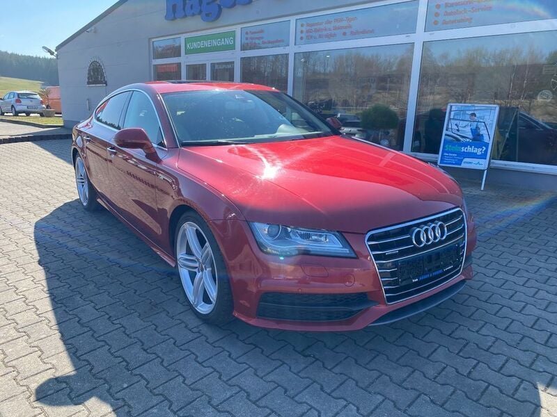 Rot Gebraucht 2012 Audi A7 Sportback Comfort Kleinwagen | 14.990 € (Guter Preis) - Bild 1/4