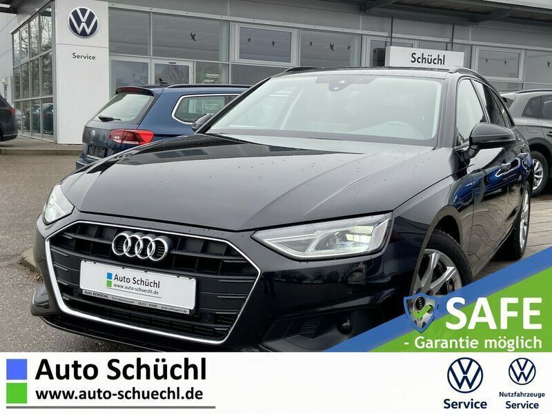 Midnight schwarz metallic Gebraucht 2022 Audi A4 Business Kombi | 24.670 € (Superpreis) - Bild 1/4