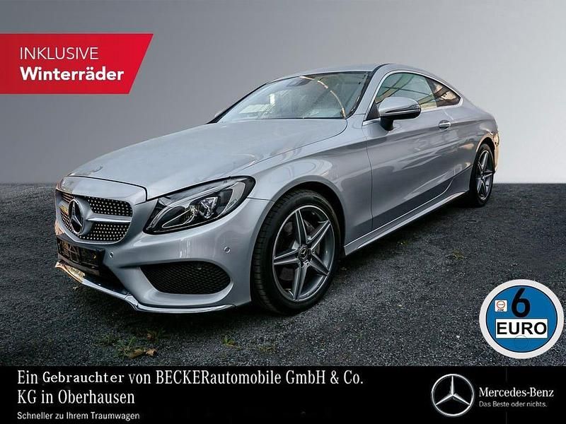 Iridiumsilber Gebraucht 2017 Mercedes C200 AMG Coupé | 27.450 € (Etwas zu teuer) - Bild 1/4