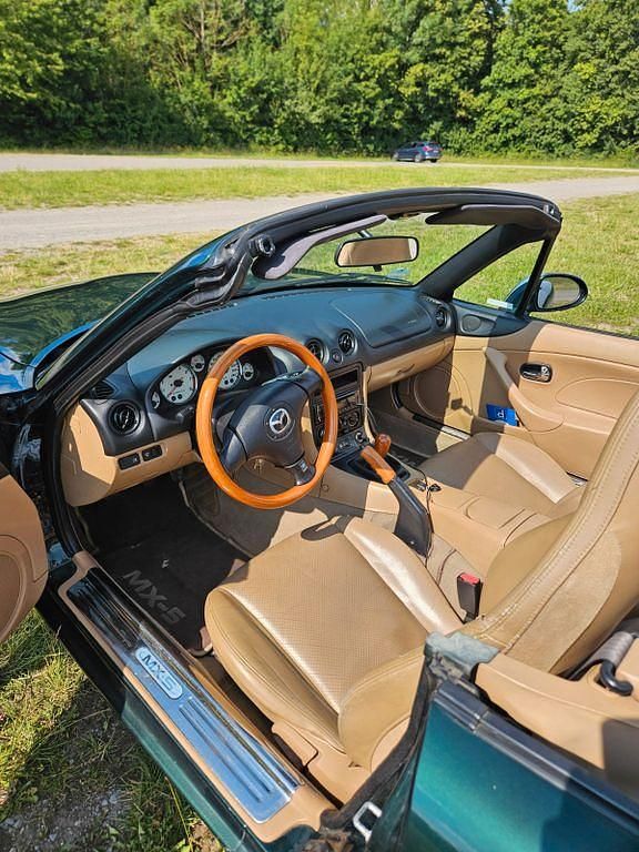 Gebraucht Mazda MX5 110 PS (80 kW) 2001 Grün Cabrio