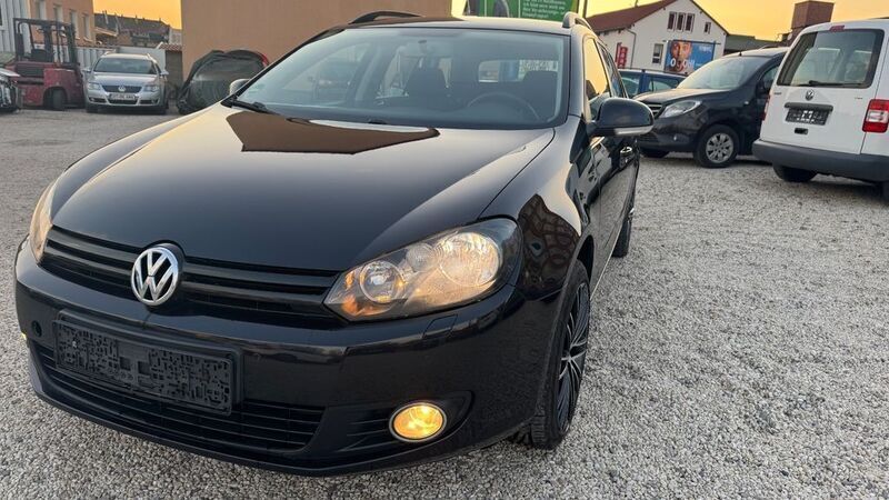Schwarz Gebraucht 2011 VW Golf VI Trendline Kombi | 3.999 € (Fairer Preis) - Bild 1/4