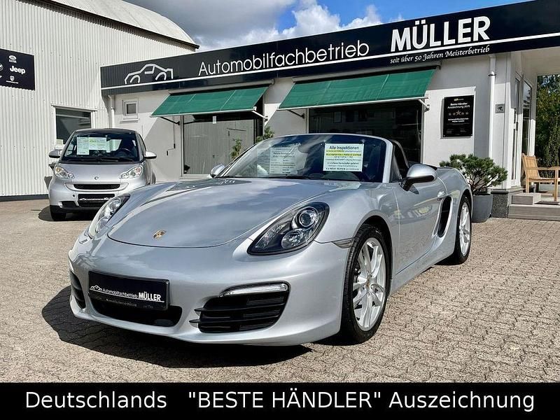 Silber Gebraucht 2015 Porsche Boxster Cabrio | 44.799 € (Etwas zu teuer) - Bild 1/4