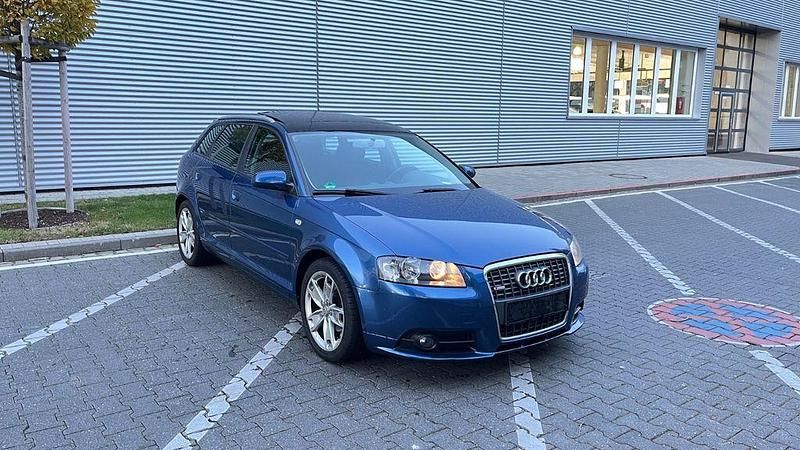 Blau Gebraucht 2006 Audi A3 Sportback S-Line Kleinwagen | 3.880 € (Guter Preis) - Bild 1/4