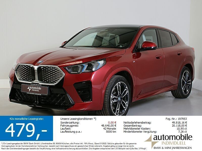 Rot Gebraucht 2024 BMW iX2 M Sport SUV | 48.640 € (Superpreis) - Bild 1/4