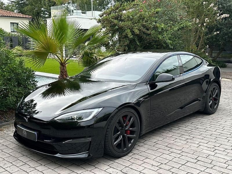 Schwarz Gebraucht 2023 Tesla Model S Plaid Limousine | 74.800 € (Fairer Preis) - Bild 1/4