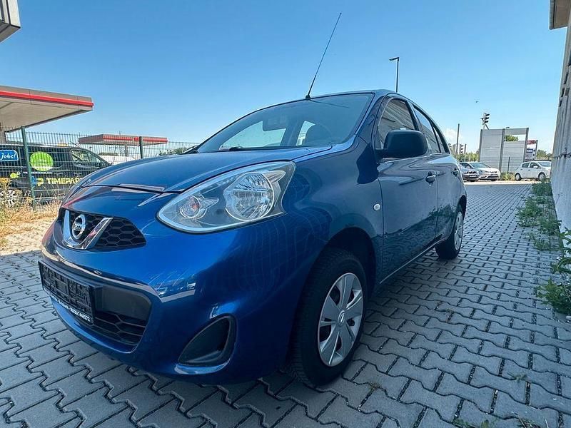 Blau Gebraucht 2015 Nissan Micra Visia Kleinwagen | 6.600 € (Fairer Preis) - Bild 1/4