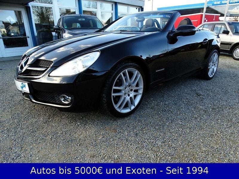 Schwarz Gebraucht 2008 Mercedes SLK200 Cabrio | 9.450 € (Superpreis) - Bild 1/4