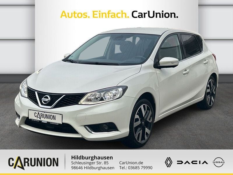 Weiß Gebraucht 2016 Nissan Pulsar N-Connecta Limousine | 11.760 € (Fairer Preis) - Bild 1/4