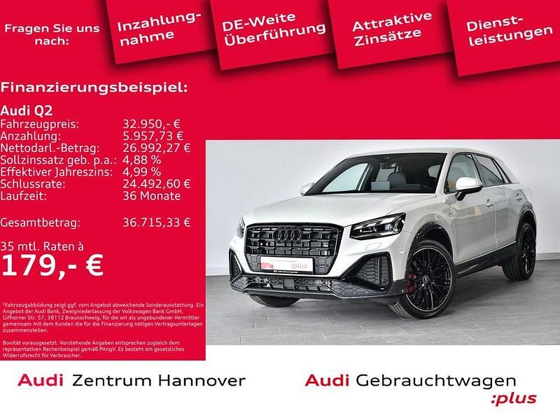 N8 tausilber metallic Gebraucht 2024 Audi Q2 S-Line SUV | 40.990 € - Bild 1/4