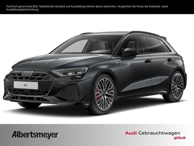 Grau Gebraucht 2024 Audi A3 Sportback S-Line Kleinwagen | 44.836 € (Teuer) - Bild 1/4